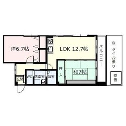 ベルクレエ長江の物件間取画像